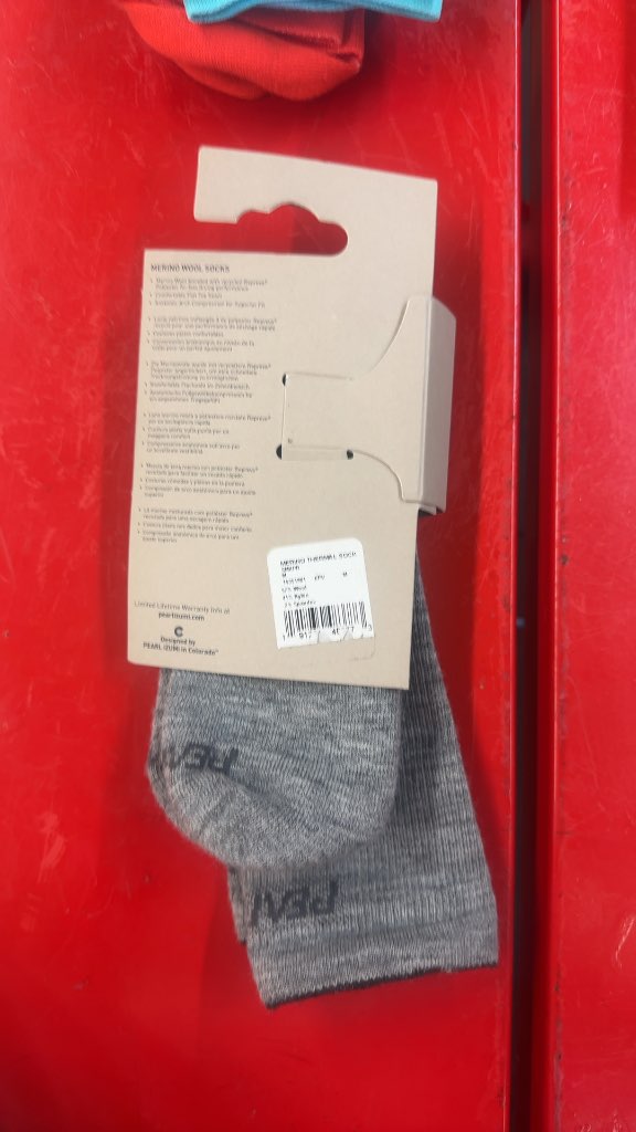 Pearl Izumi Merino Wool Socks Grey New Medium