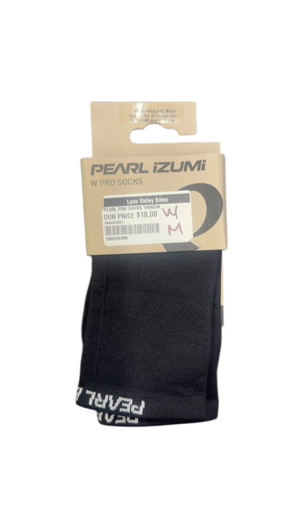 Pearl Izumi Women's Pro Tall Cycling Socks Black New Size M