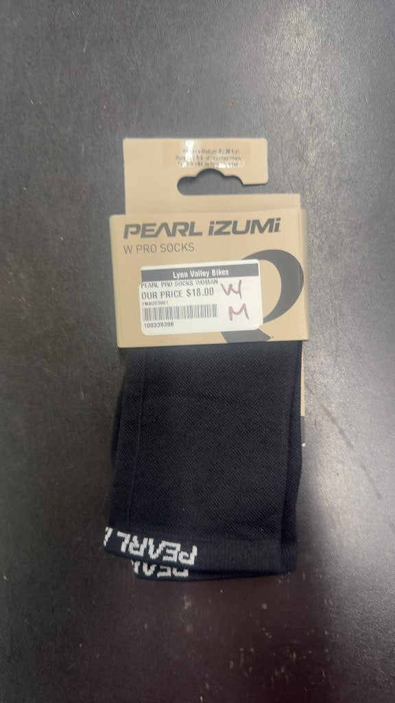 Pearl Izumi Women's Pro Tall Cycling Socks Black New Size M