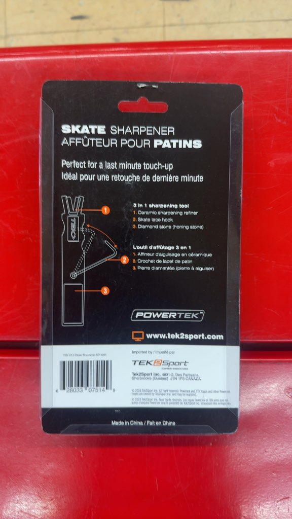 Powertek Skate Sharpener V3.0 3-in-1 New