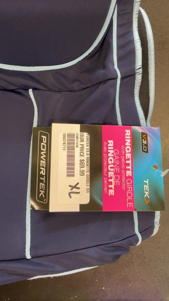 Powertek V3.0 Ringette Girdle New With Tags XL