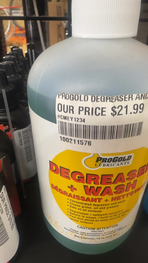 ProGold Lubricants Degreaser + Wash Bike Cleaner 16 oz-New