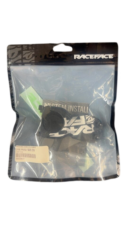 RaceFace Stem 31.8 50X8 Black New