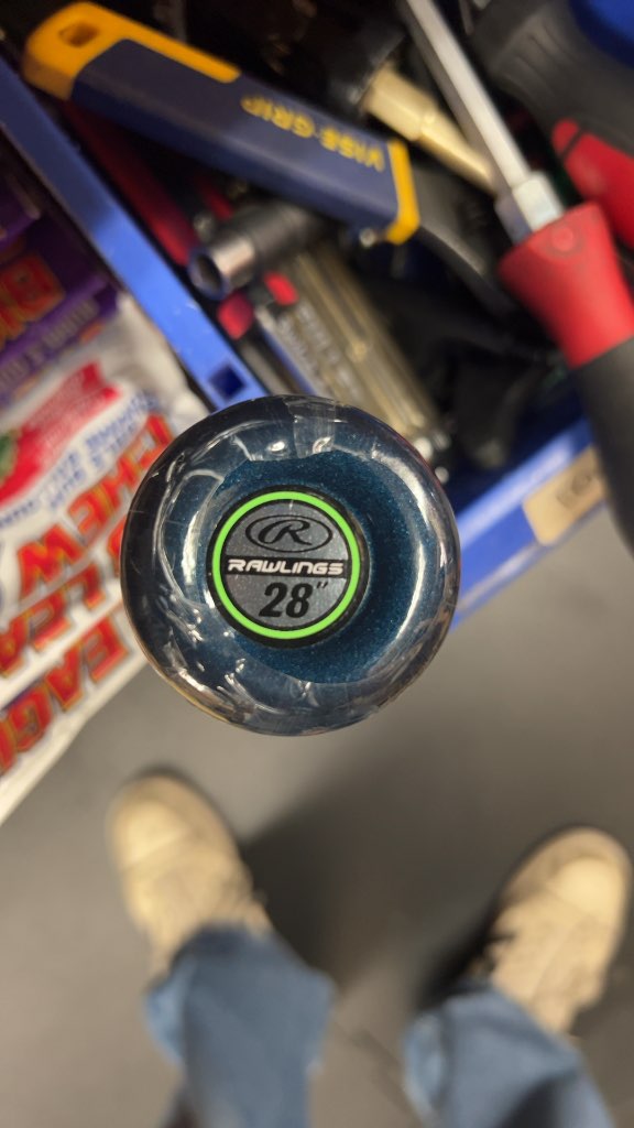 Rawlings Baseball Bat Mach USA Performance Alloy New 28" -10
