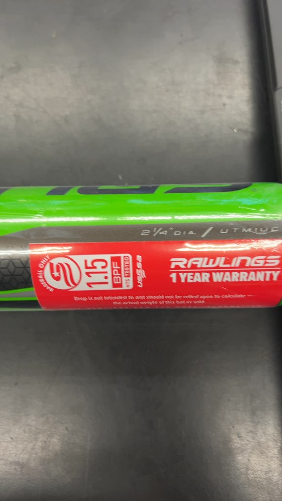 Rawlings Baseball Bat Machine Alloy -10 Good Condition 30"