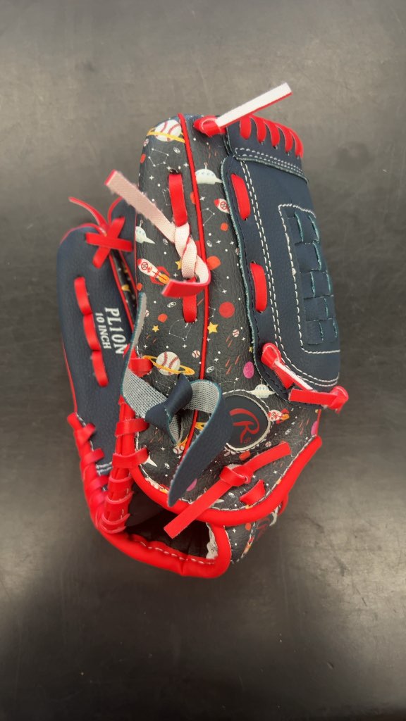 Rawlings Baseball Glove PL10N Space Print Excellent Condition 10"