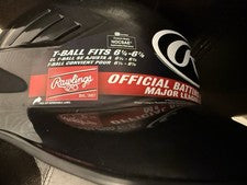 Rawlings | COOLFLO Batting Helmet | T-Ball (6 1/4" - 6 7/8") | Black-New