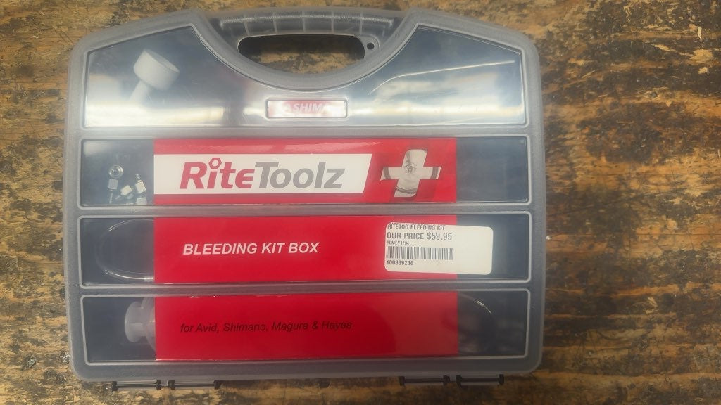 RiteToolz Bleeding Kit Box RT-BK-U-WS1 for Avid Shimano Magura Hayes New