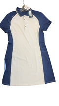 RLX Ralph Lauren Golf Polo Dress SS Elite Jersey Navy/White New With Tags Large