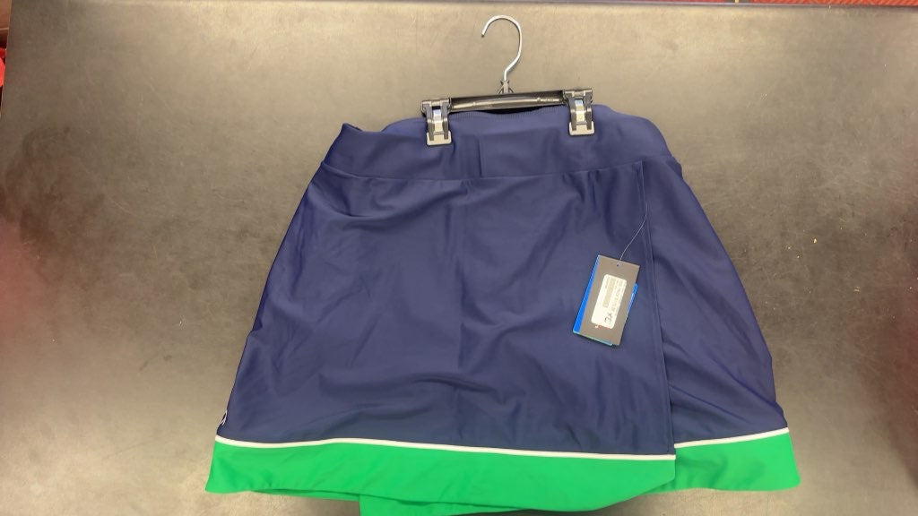 RLX Ralph Lauren Golf Skort Navy/Green New With Tags XL