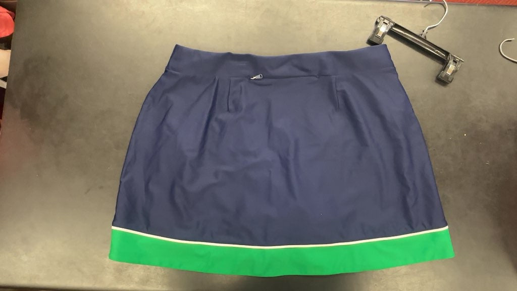 RLX Ralph Lauren Golf Skort Navy/Green New With Tags XL