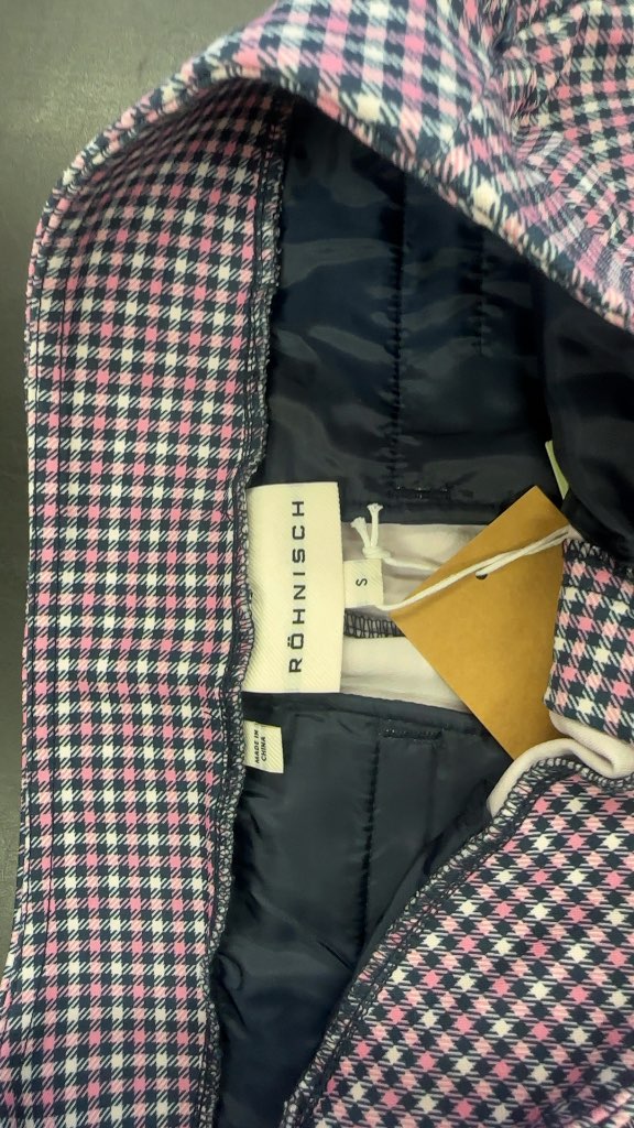 Rohnisch Women's Check Pattern Golf Pants New With Tags Size S