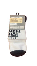San Marco Socks CMEY1234 White/Black New with Tags Small