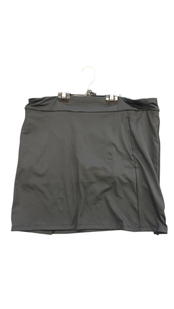 SanSoleil Golf Skort Solstyle 17" Solid Black New With Tags Size L