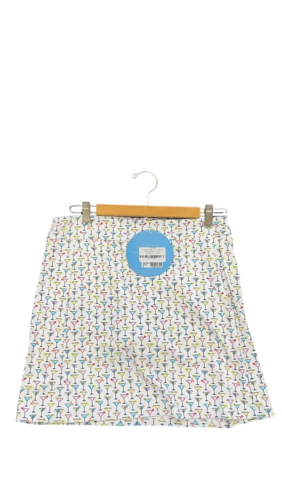 SanSoleil SolStyle 17-Inch Golf Skort Martini Print New with Tags Size S