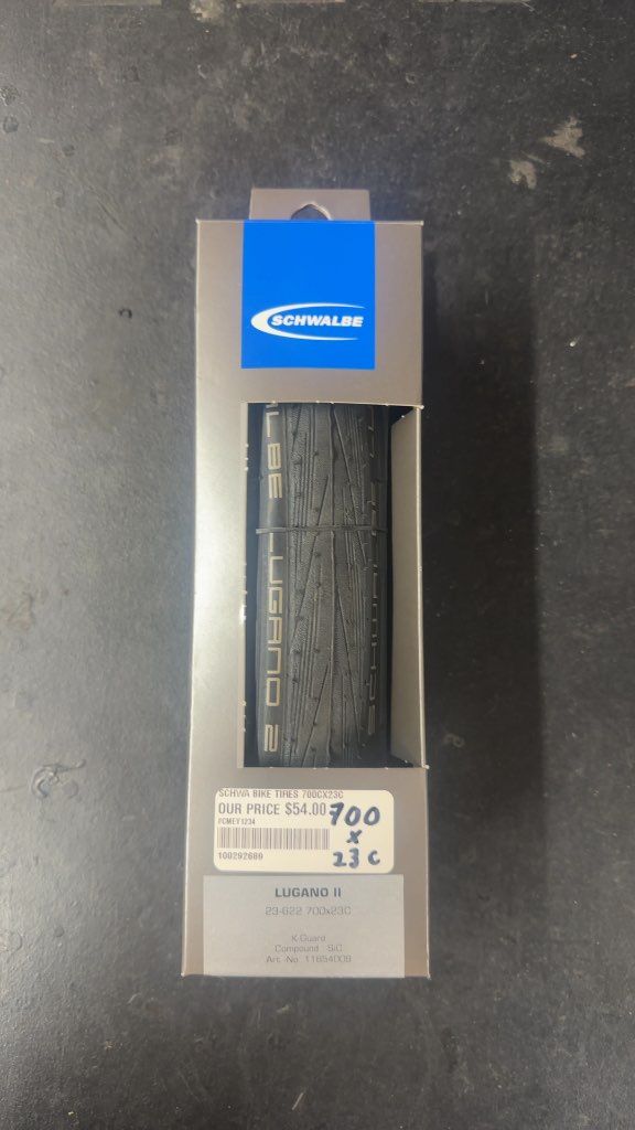 Schwalbe Bike Tire Lugano II K-Guard New 700x23C