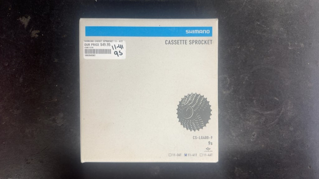 Shimano Cassette Sprocket CS-LG400-9 Linkglide 11-41T 9-Speed New