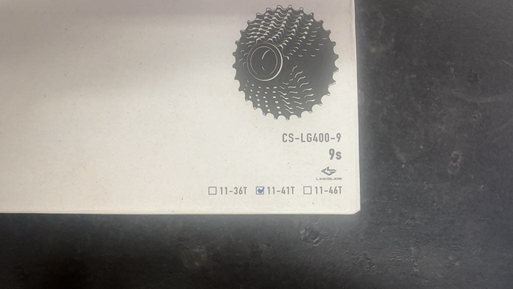 Shimano Cassette Sprocket CS-LG400-9 Linkglide 11-41T 9-Speed New
