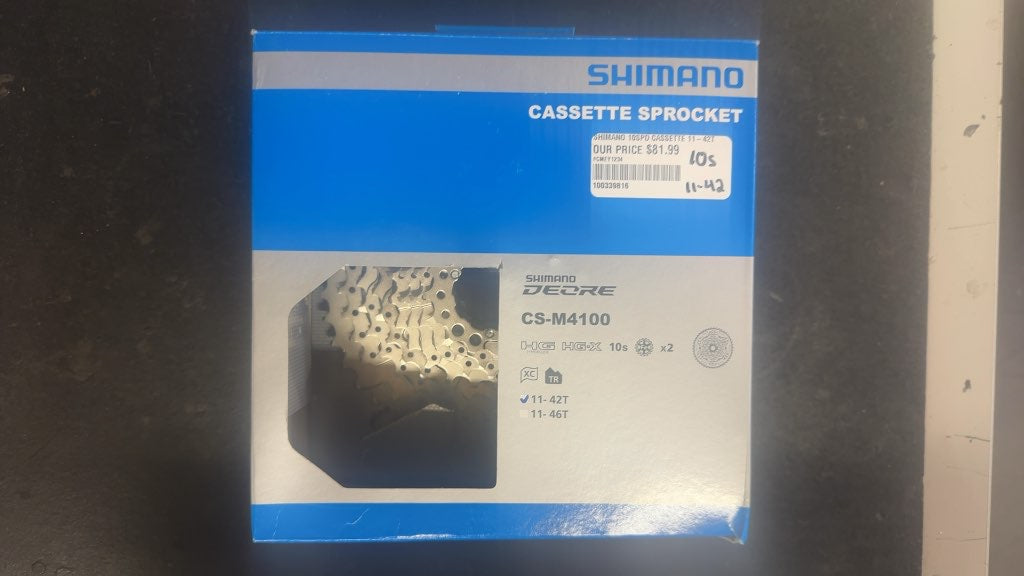 Shimano Deore CS-M4100 10-Speed Cassette 11-42T New in Box
