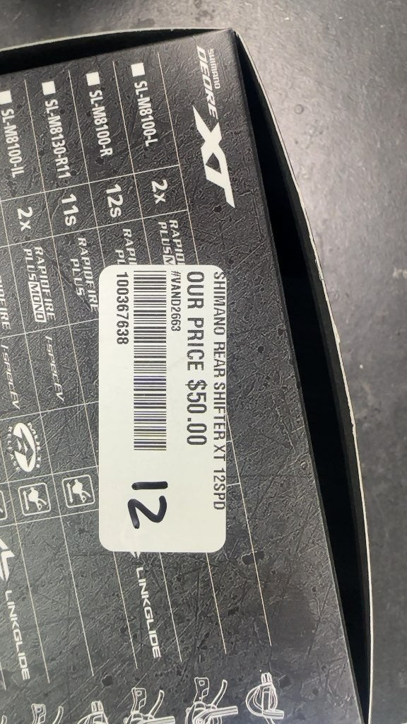 Shimano Deore XT SL-M8100-R 12-Speed Rear Shifter-New