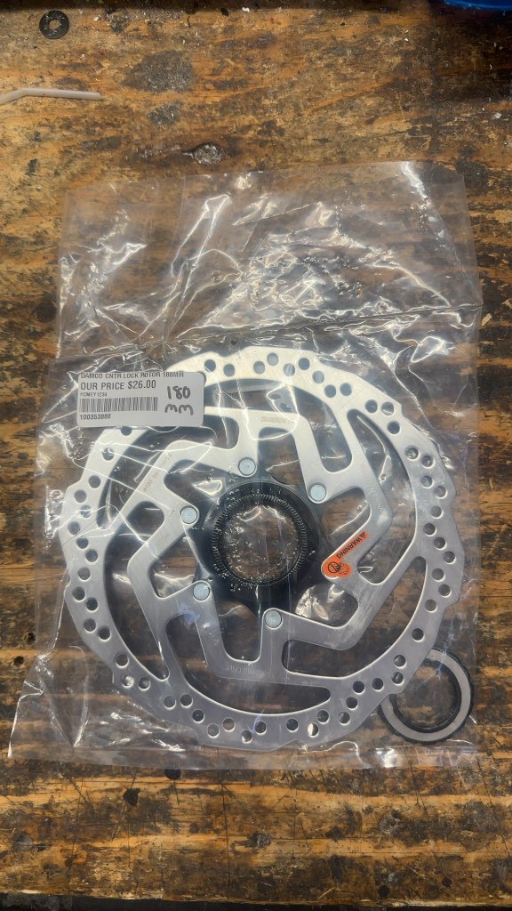 Shimano Disc Brake Rotor SM-RT10-M Center Lock New 180mm