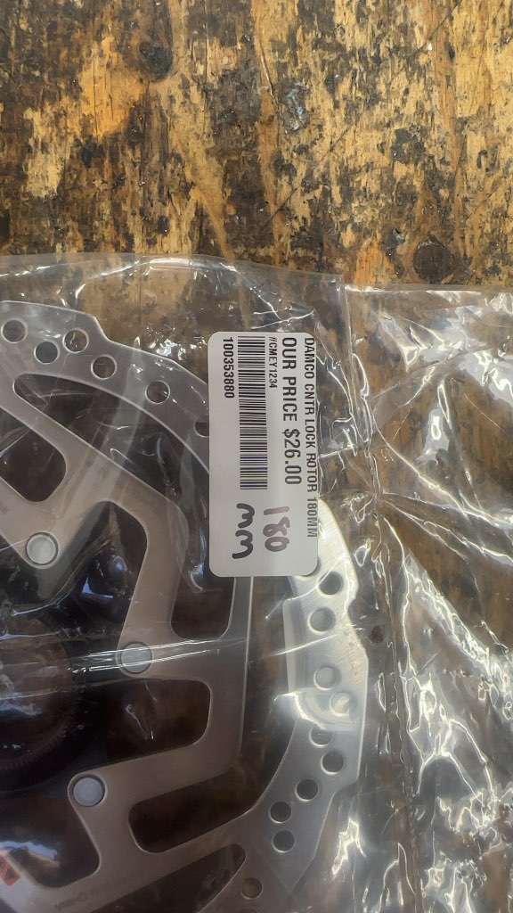 Shimano Disc Brake Rotor SM-RT10-M Center Lock New 180mm