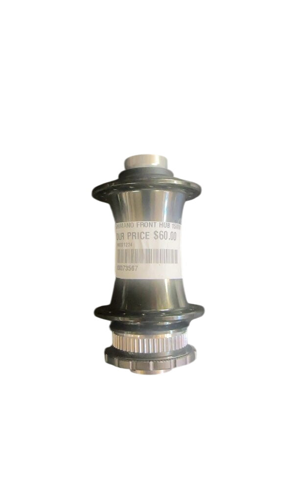 Shimano Front Hub 15mm Thru-Axle Center Lock Black-New