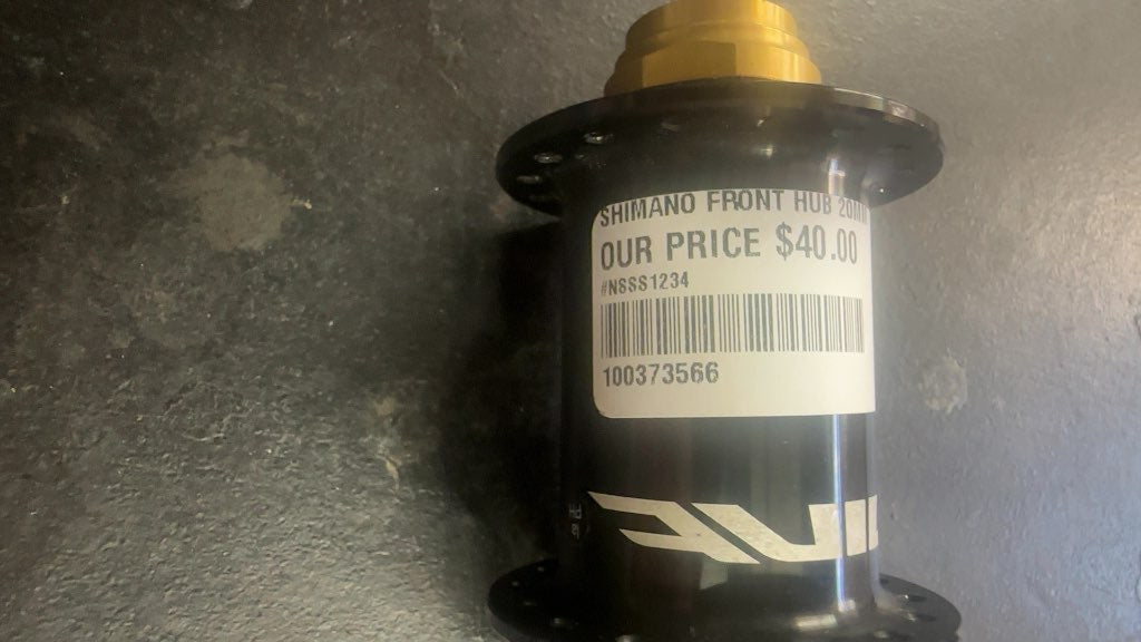 Shimano Front Hub 20mm Black Used