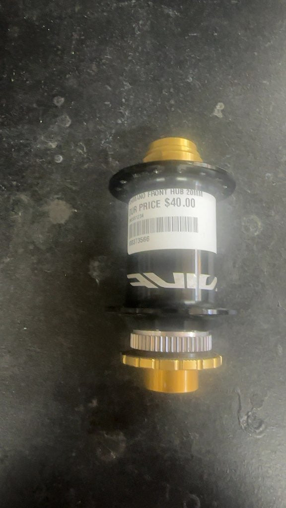Shimano Saint Front Hub 20mm Thru-Axle Black/Gold-New