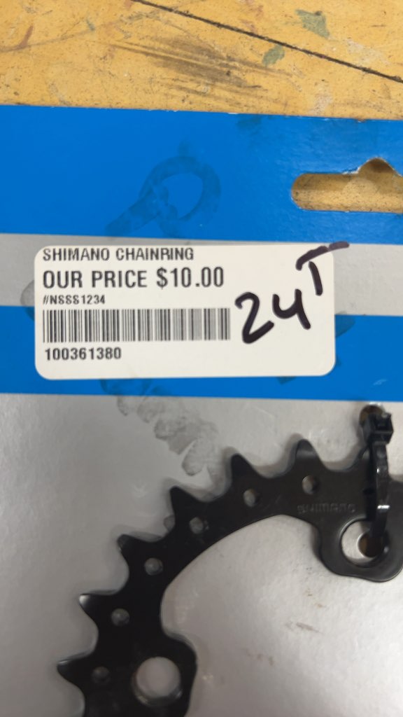 Shimano SLX 24T 10-Speed 64mm PCD Chainring