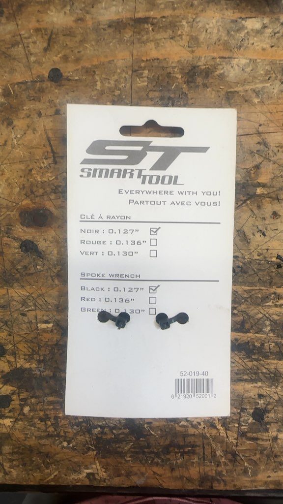 Smart Tool Spoke Wrench 0.127" Black New