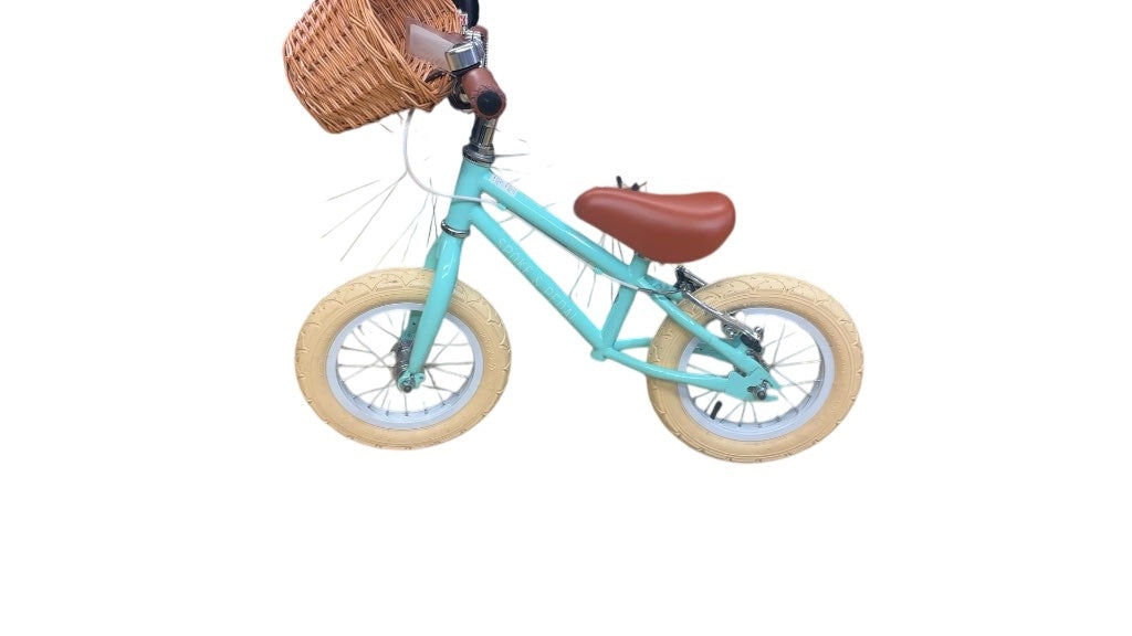 Spoke & Pedal Run Bike Teal/Brown-brand new  12.5"