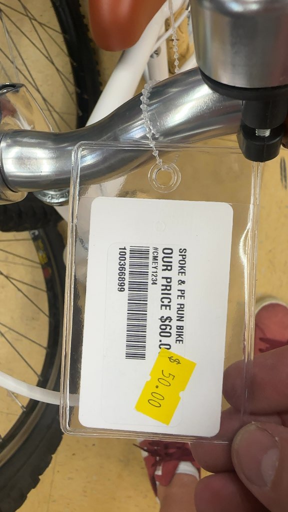 Spoke & Pedal Run Bike White Balance Bike-Brand new