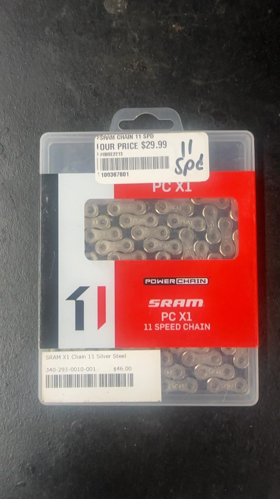SRAM Bicycle Chain PC X1 11-Speed New 118 Links