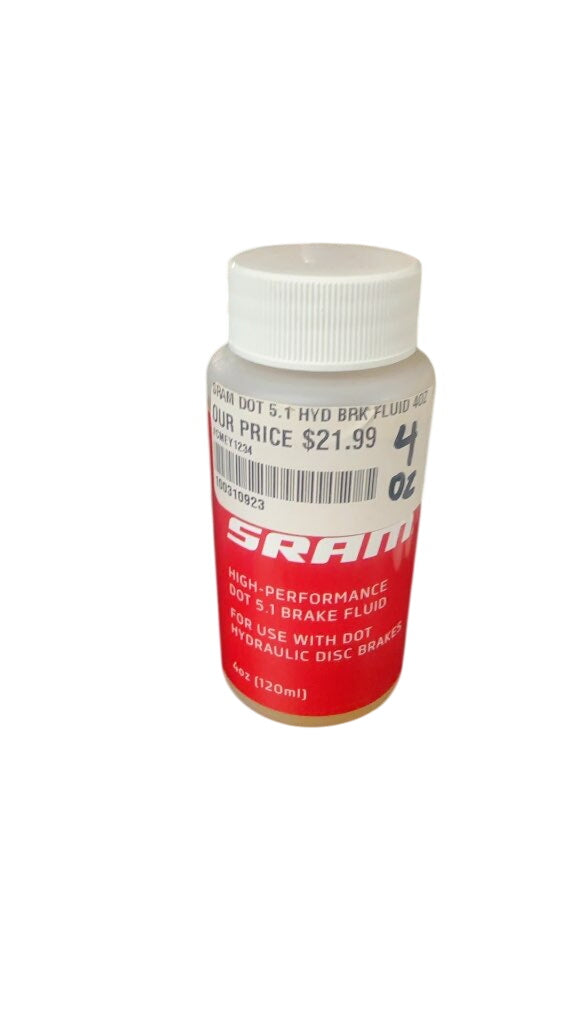 SRAM DOT 5.1 High-Performance Hydraulic Brake Fluid 4oz New