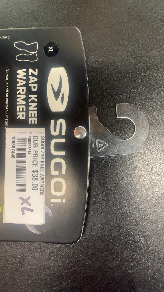 Sugoi Zap Knee Warmer New XL Black