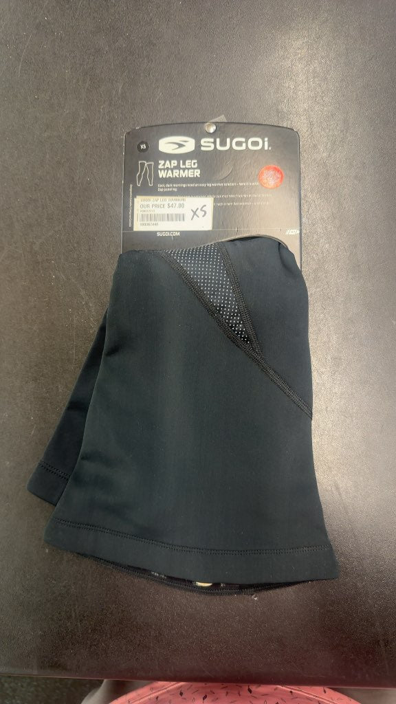 Sugoi Zap Leg Warmer Black New with Tags XS