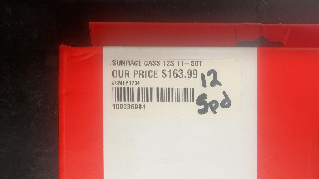 SunRace 12-Speed Cassette 11-50T New In Box