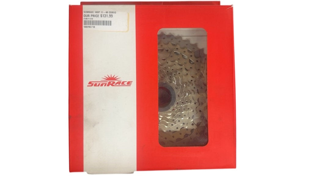 SunRace Bicycle Cassette CSMX3 10-Speed 11-46T New