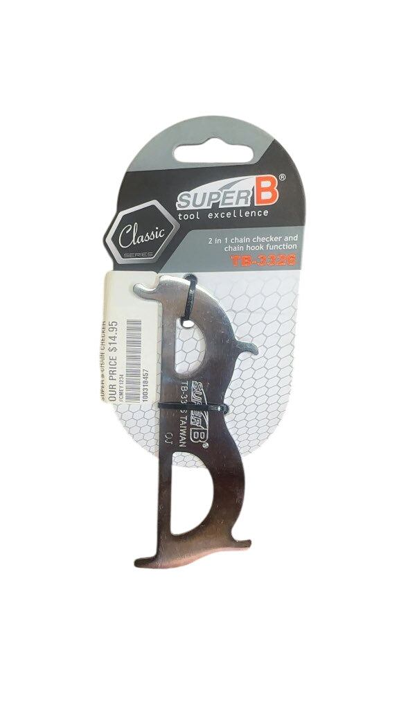 Super B 2-in-1 Chain Checker and Hook TB-3326 New
