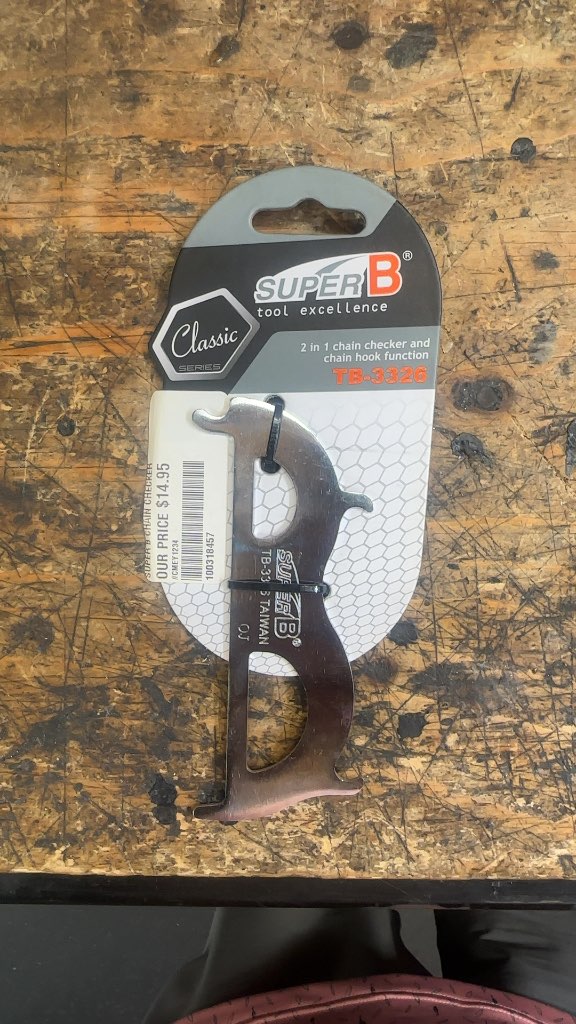 Super B 2-in-1 Chain Checker and Hook TB-3326 New