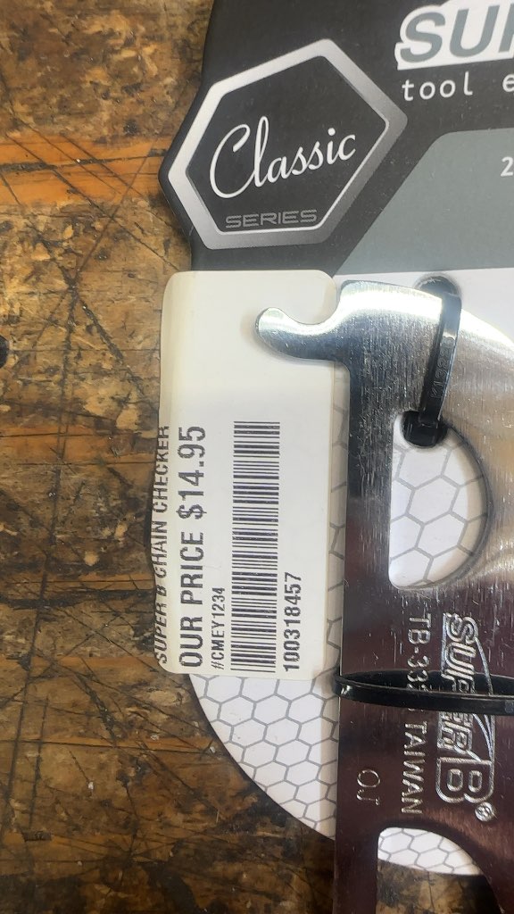 Super B 2-in-1 Chain Checker and Hook TB-3326 New