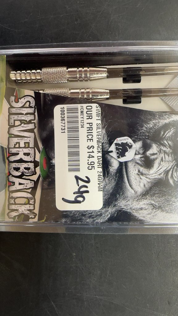 Swiftflyte Silverback Nickel Silver Steel Tip Darts New 24g