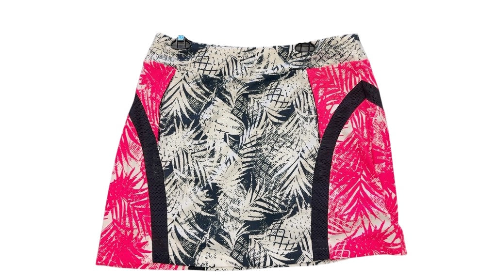 Tail Golf Skort Tropical Pineapple Print Pink/Navy New Size L
