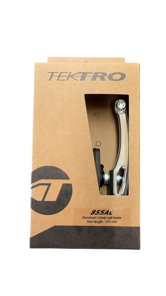 Tektro Aluminum Linear Pull V-Brake 855AL Silver New In Box 110mm