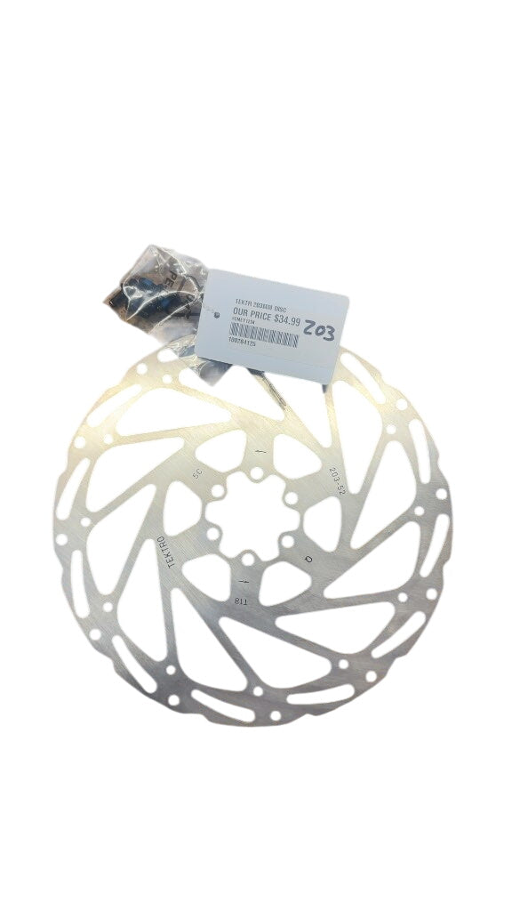 Tektro Disc Brake Rotor 203-52 New 203mm