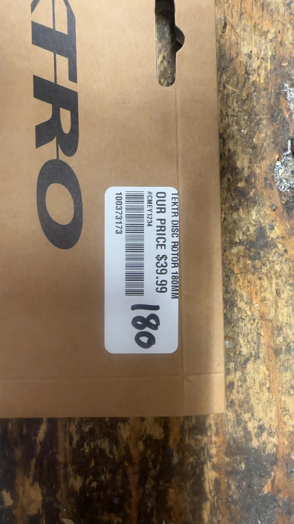 Tektro Disc Brake Rotor TR180-17 New 180mm