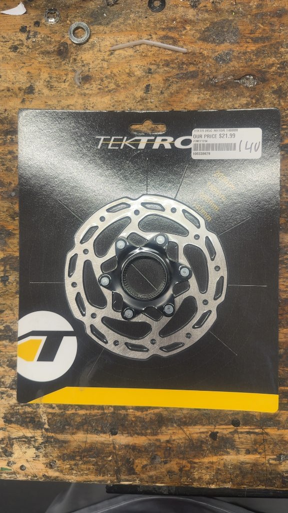 Tektro Disc Rotor TR140-35 Centerlock New 140mm