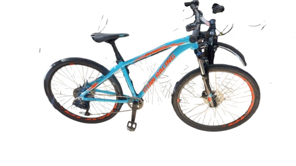 Titan Racing Player 3.0 Mountain Bike Blue Good Condition Size M