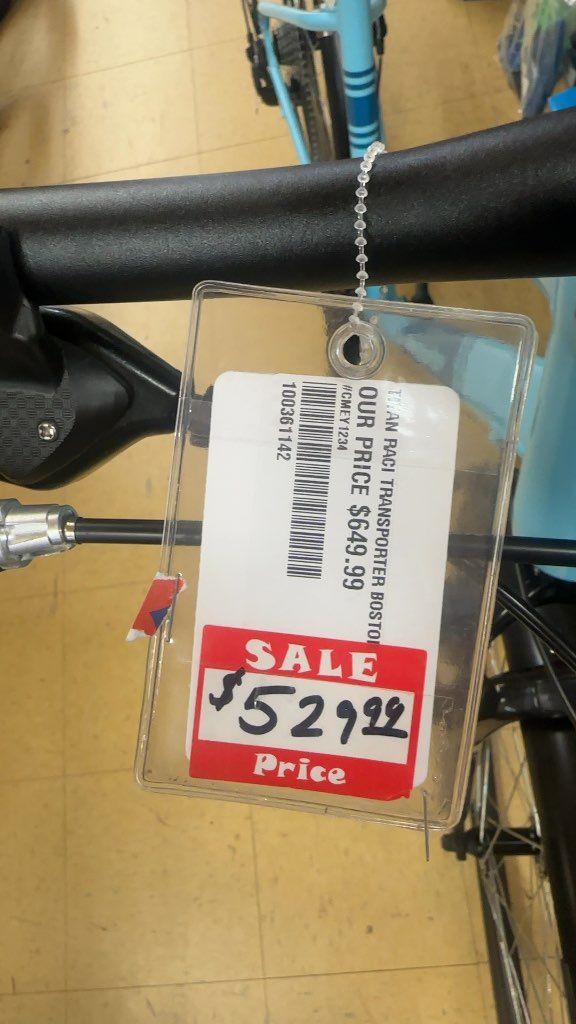 Titan Racing Transporter Boston Hybrid Bike Light Blue-New